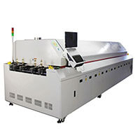 China 10 Temperature Zones Lead-Free Reflow Oven